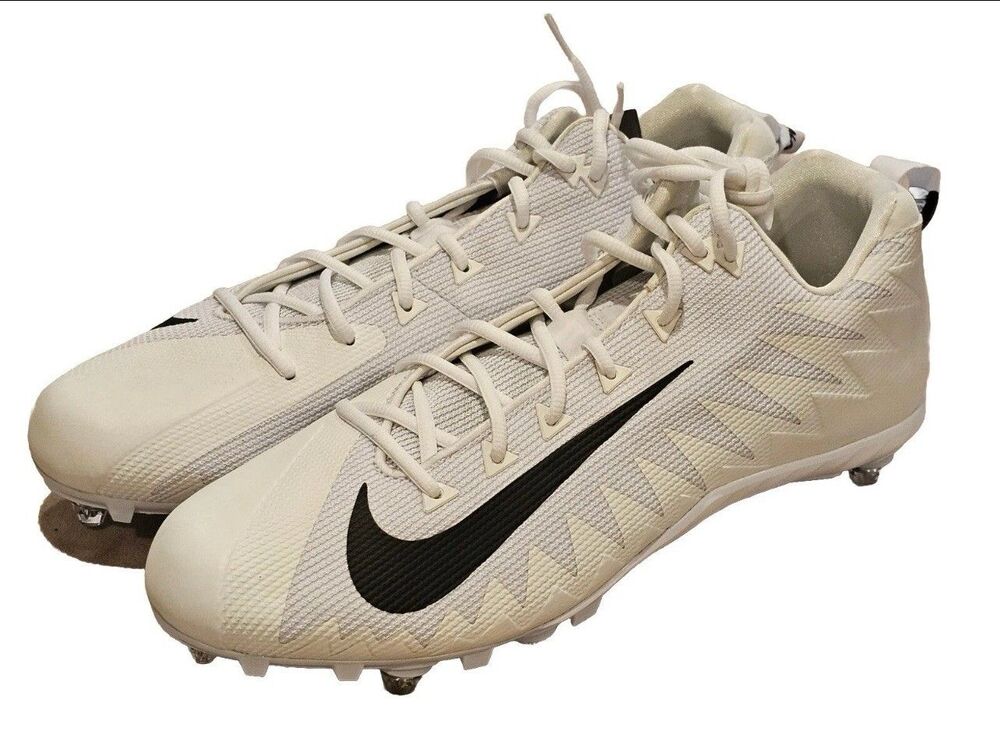 RARE Mens Size 13 Nike Alpha Menace Pro Low White Football Cleats 923045-100 New